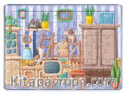 Sevimli Patiler Ahşap Puzzle 54 Parça (LIV-23)