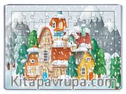 Orman Köyü ve Kış Ahşap Puzzle 54 Parça (LIV-20)