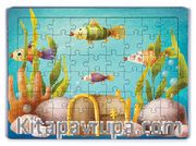 Dipteki Hazine Ahşap Puzzle 54 Parça (LIV-07)