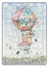 Balonla Seyahat Ahşap Puzzle 54 Parça (LIV-03)