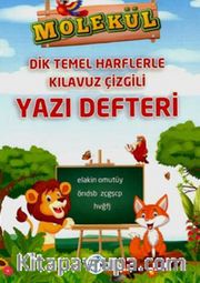 Dik Temel Harflerle Kılavuz Çizgili Yazı Defteri