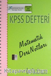 2013 Genel Yetenek KPSS Defteri Matematik Ders Notları