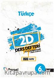 6. Sınıf Türkçe 2D Ders Defteri