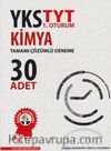 YKS TYT 1. Oturum Kimya Tamamı Çözümlü Deneme 30 Adet