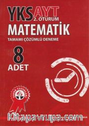 YKS AYT Matematik Tamamı Çözümlü Deneme 8 Adet