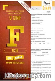 9. Sınıf Fizik Çek Kopar Yaprak Test