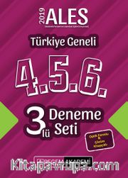2019 ALES Türkiye Geneli Deneme (4.5.6) 3'lü Deneme Seti