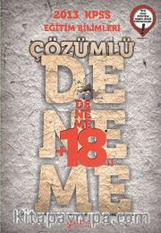 2013 KPSS Eğitim Bilimleri Çözümlü +18 Deneme