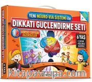 Dikkati Güçlendirme Seti  3 Kitap (6 Yaş) (Yeni Neuro-Via Sistemi ile)