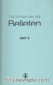 Türk Dili Araştırmaları Yıllığı Belleten 2007 / 2