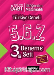 2019 KPSS ÖABT İlköğretim Matematik Öğretmenliği Türkiye Geneli Deneme (5.6.7) 3'lü Deneme Set
