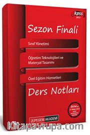 2013 KPSS Eğitim Bilimleri Sezon Finali Ders Notları