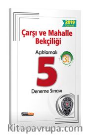 2019 Çarşı ve Mahalle Bekçiği Sınavlarına Hazırlık Açıklamalı 5 Deneme Sınavı 