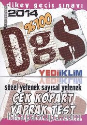 2014 DGS %100 Sözel Yetenek Sayısal Yetenek Çek Kopart Yaprak Test