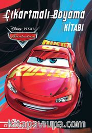 Disney Arabalar Çıkartmalı Boyama Kitabı