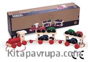 Montessori Ahşap Zeka Oyunları / w-Car Train