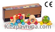 Montessori Ahşap Zeka Oyunları / w-Twirl Train