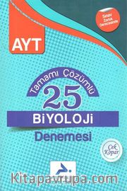 AYT Biyoloji Tamamı Çözümlü 25 Denemesi 