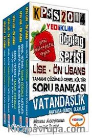 2014 KPSS Lise-Ön Lisans Tamamım Çözümlü Genel Kültür Soru Bankası Modüler Set (Doping Serisi)
