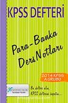 2014 KPSS Defteri Para-Banka Ders Notları