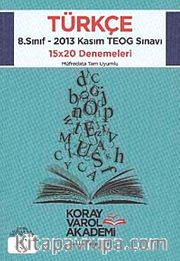 8. Sınıf Türkçe Kasım TEOG Sınavı 15x20 Denemeleri