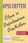 2014 KPSS Defteri Ölçme ve Değerlendirme Ders Notları