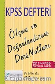 2014 KPSS Defteri Ölçme ve Değerlendirme Ders Notları