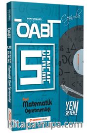 ÖABT Lise Matematik (75 Soruluk) Çözümlü 5 Deneme Performans Serisi - Yeni Sistem
