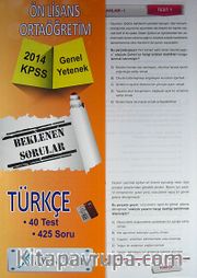 2014 KPSS Genel Yetenek Ön Lisans Ortaöğretim Türkçe Beklenen Sorular Yaprak Test (40 test)
