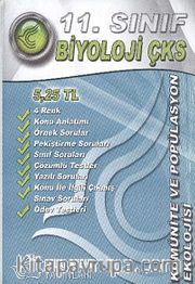 11.Sınıf Biyoloji Çks <br /> Komünite ve Popülasyon Ekolojisi