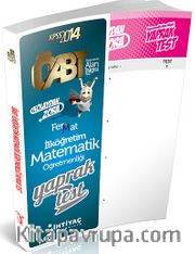 2014 ÖABT İlköğretim Matematik Öğretmenliği Yaprak Test