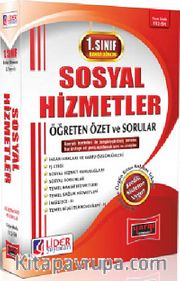 AÖF Sosyal Hizmeler 1. Sınıf Bahar Dönemi 2. Yarıyıl Öğreten Özet ve Sorular (AF-112-SH)