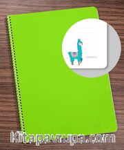 Bookinzi Okul Defteri -  80gr 70 yaprak A4 Spiralli - Lamalı Defter