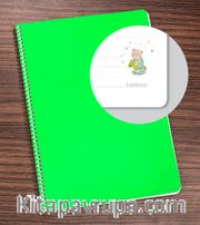 Bookinzi Okul Defteri -  80gr 70 yaprak A4 Spiralli - Ayılı Defter