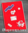 Bookinzi Okul Defteri -  80gr 70 yaprak A4 Spiralli - Stickerli Mektuplu Defter