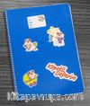 Bookinzi Okul Defteri -  80gr 70 yaprak A4 Spiralli - Stickerli Köpekli Defter
