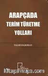 Arapçada Terim Türetme Yolları