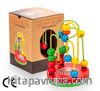 Montessori Ahşap Zeka Oyunları / w-Colorful Beads