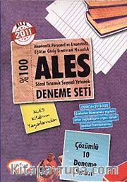 % 100 Ales Deneme Seti Sözel Yetenek-Sayısal Yetenek <br /> Çözümlü 10 Deneme Sınavı