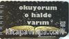 Okuyorum O Halde Varım! (Kartela)