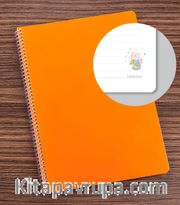 Bookinzi Okul Defteri - 80gr 70 yaprak  A4 Spiralli - Kedili Defter