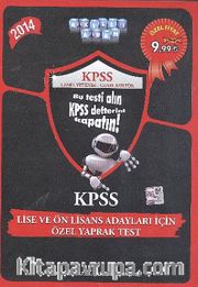 2014 KPSS Lise ve Ön Lisans Adayları İçin Özel Yaprak Test