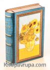 Kitap Şeklinde Mıknatıslı Ahşap Akordeon Kutu - Van Gogh