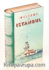 Kitap Şeklinde Mıknatıslı Ahşap Akordeon Kutu - İstanbul Nostalji