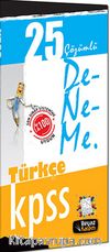 2014 KPSS Türkçe 25 Çözümlü Deneme