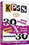 2014 KPSS Genel Yetenek Matematik 30x30 Tamamı Çözümlü Deneme Serisi