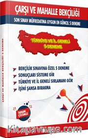 Çarşı ve Mahalle Bekçiliği Türkiye ve İl Geneli 5 Deneme (8000 Çarşı ve Mahalle Bekçiliği Alımına Özel)