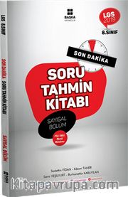 2019 LGS Soru Tahmin Kitabı Sayısal Bölüm