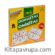 Dokuztaş Onikitaş Akıl Zeka Oyunu 9 Taş 12 Taş Doğal Ahşap(1413)