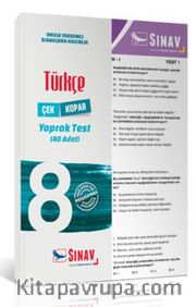 8. Sınıf Türkçe Çek Kopar Yaprak Test